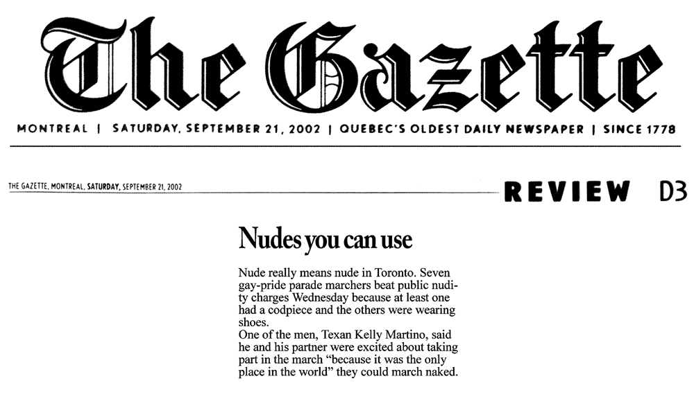 Montreal Gazette 2002-09-21 - Charges gone (redux)